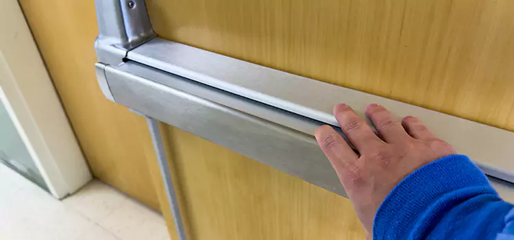 Installing a Push Bar on a Door Sherwood